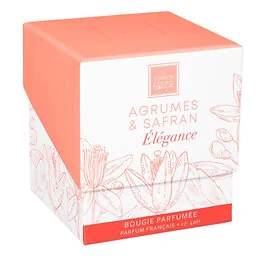 Bougie parfumée Agrumes safran 190 g