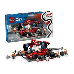 Lego City - Arrêt au stand de F1 avec voiture Ferrari - Lego 60443