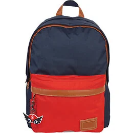 Sac à dos 2 compartiments Arthur Bleu / Rouge Tann's
