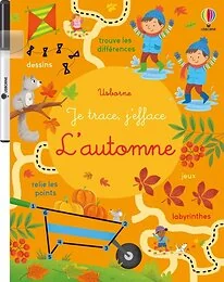 L'automne - Je trace, j'efface - dès 3 ans