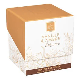 Bougie parfumée Vanille ambre 190 g