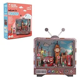 Maquette 3D en bois TV Londres - Graine créative