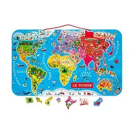 Puzzle Monde magnétique Janod