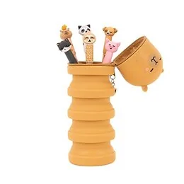 Coffret 6 stylos effaçables BoBo et trousse en silicone Capybara Mr Wonderful