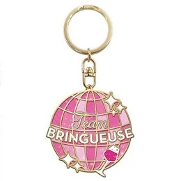 Porte-clés Paillettes « Bringueuse »
