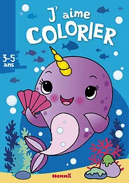 J'aime colorier (3-5 ans) (Licorne des mers)
