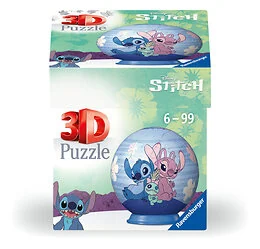 Puzzles 3D Ball 54 pièces Stitch et Angel Ravensburger