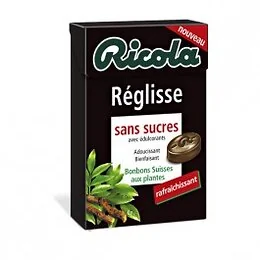 Ricola Réglisse sans sucres 50g