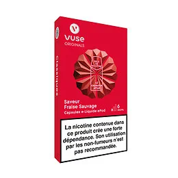 Capsules ePod Vuse Fraise sauvage