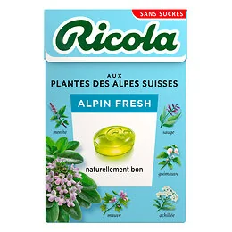 Ricola boîte de 50g Alpin fresh sans sucre