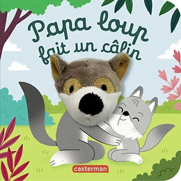 Papa loup fait un câlin