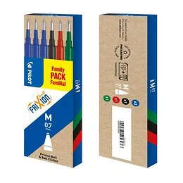 Etui 6 recharges stylo roller Frixion Pilot
