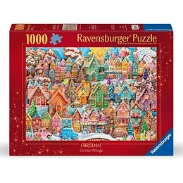 Puzzle 1000 pièces Noël au village des cookies Ravensburger