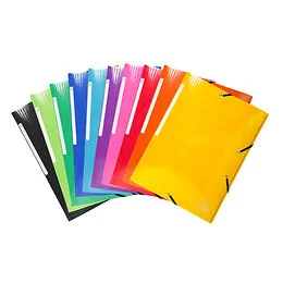 Chemise à élastiques 3 rabats Iderama Exacompta Coloris Aléatoire