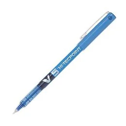 Stylo roller bleu pointe aiguille fine V5 Pilot