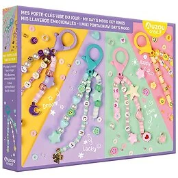 Mon coffret d'artiste Mes porte-clés Vibe Du Jour Auzou
