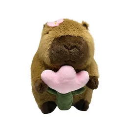 Peluche fleur rose 20cm V2 Capybara