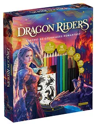 Dragon Riders   Coffret de coloriage romantasy (avec accessoires)
