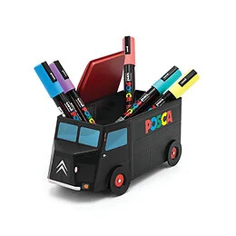 Camion type H Citroën avec 5 marqueurs Posca