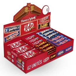 Chocobox Nestlé 62 barres