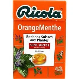 Ricola sans sucres orange-menthe