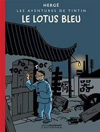 Tintin - T05 - Le Lotus bleu - Edition noir et blanc colorisée