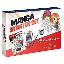 Coffret Starter Set Bloc Manga A5 + Feutres Goldfaber Faber-Castell Clairefontaine