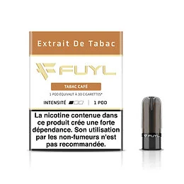 Capsule Pod tabac café 18mg Fuyl
