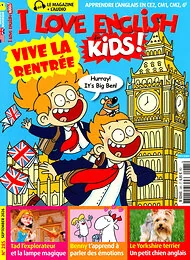 Magazine I love english for kids, numéro 285, du 12/08/2026