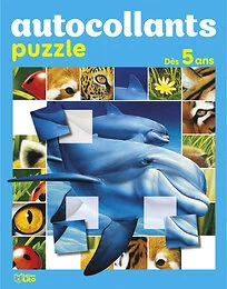 AUTOCOL PUZZLE ANIMAUX DAUPHIN