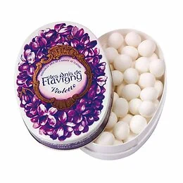 Boite ovale violette 50g
