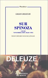 Sur Spinoza