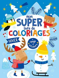 MON SUPER LIVRE DE COLORIAGES - HIVER
