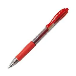 Stylo bille rouge encre gel G2 Pilot