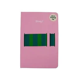 Cahier A5 avec support pour téléphone portable rose Mr Wonderful
