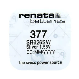 Pile bouton 377 /SR626 Renata