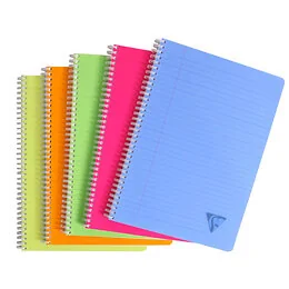 Cahier spirale A4 180 pages ligné Clairefontaine
