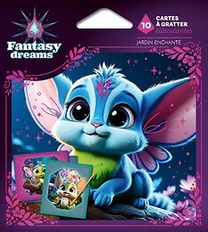 Cartes à gratter étincelantes - Jardin enchanté