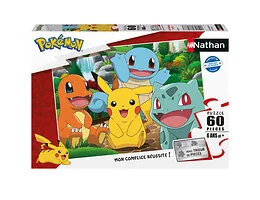 Puzzle 60 pièces Les Pokémon au parc Nathan