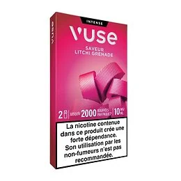 Capsules x2 ePod Vuse Litchi grenade 10mg