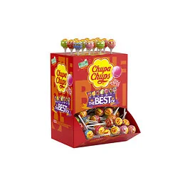 Chupa Chups Présentoir 150 sucettes Best Of