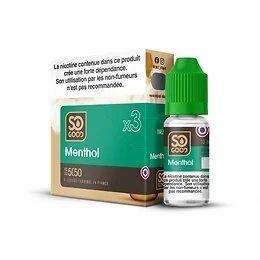 Boite 3 e-liquides So Good Menthe