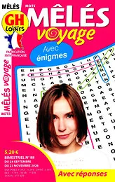 Magazine Mots meles voyage, numéro 88, du 25/09/2026