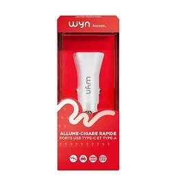 Chargeur allume cigare fast charge Wyn