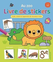 Au zoo - Livre de stickers (avec photos) (2-4 a.)