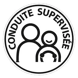 Disque adhésif conduite supervisée