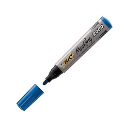 Marqueur permanent bleu Bic Marking 2000