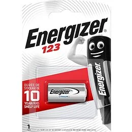 Pile 123 Energizer lithium