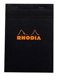 Bloc n°16 A5 Q.5x5 80 feuilles Rhodia noir