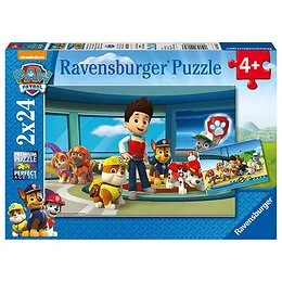 2 Puzzles 24 pièces Des museaux efficaces Pat'Patrouille